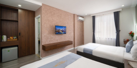 Bán toà Khách sạn mặt tiền đường Phước Trường, Sơn Trà, 5 tầng thang máy, 240