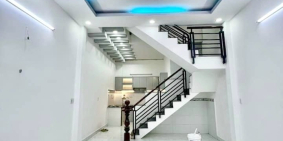 Bán nhà mới 1 lầu Quận 8 hẻm 3m đường Âu Dương Lân Phường 3