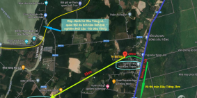 650tr sở hữu 140,4m2 đất thổ cư Dầu Tiếng xã Định Thành, mặt tiền nhựa nhánh