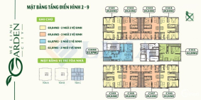 Mở bán nhà ở xã hội Mê Linh Garden City 69m2 giá 15tr/m2 tại Kim Hoa, Mê Linh.
