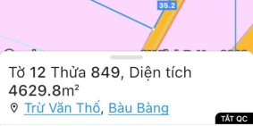 ĐẤT VỊ TRÍ VÀNG NGAY VÒNG XOAY ĐƯỜNG HCM VÀ DT750 TRỪ VĂN THỐ BÀU BÀNG