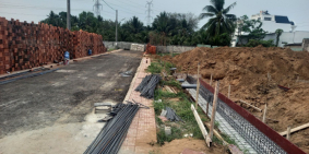 Nhà phố F0 ,110m2 1T 1L,mặt tiền Ql1A,Châu Thành,Tiền Giang, SHR