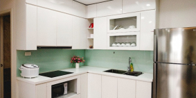 Cho thuê chung cư Ecolife Tây Hồ 101m2 3 ngủ căn góc Đông Nam view Hồ Tây