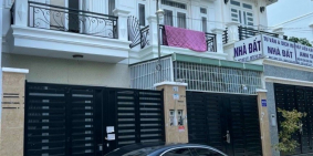 Nhà bán Thạnh Xuân 22. 1 trệt, 3 lầu, 4 PN, DT: 4.5 x 14.5m, sàn: 173,6m2,