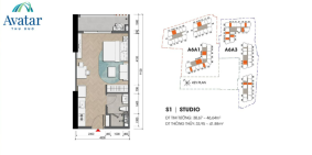 Bán căn hộ Studio Avatar Thủ Đức giá chỉ từ 1,4 tỷ