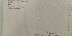 CC cần bán lô đất 2 mặt hẻm 5m,đg 11 linh xuân giá 3,