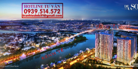 Căn hộ Doual Key De La Sol nội thất cao cấp  vừa ở vừa cho thuê giá gốc CĐT