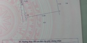 Chính chủ cần bán gấp lô đất gần UB xã Thuận Thới 500m, gần THCS Thuận Thới