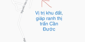 Đất lúa Mặt tiền Nguyễn Văn Trỗi, Giáp ranh Thị trấn Cần Đước, 1tỷ9 1 công TLCC