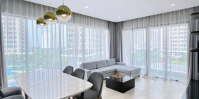 Bán căn hộ 3 phòng ngủ giá tốt Đảo Kim Cương 117m2 trực diện hồ bơi