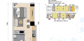 Studio chuẩn khách sạn 5 sao chuẩn bị nhận bàn giao Quý 4/2023 mặt tiền Q3