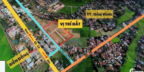 Bán lô đất đấu giá thị xã Đông Hòa, Gía 1 tỷ 75, gần quảng trường Đông Hòa