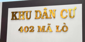 khu dân cư 402 mã lò hướng bắc - nam