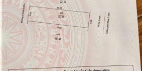 Bán đất KDC Trần Hưng Đạo, TP HD, 101.25m2, mt 5m, đường + hè rộng 17.5m, giá c
