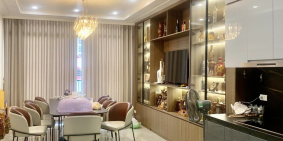 Nhà đẹp Nguyễn Văn Cừ, Long Biên, Dt 79 m2, 5 Tầng, Mt 5m, Gara Ô tô, Ở Kd Vp