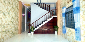 Nhà lầu 4 phòng ngủ - Có sân đậu ô tô - Kế bên trường tiểu học Thường Thạnh