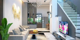 bán nhà Phước Điền ngay chợ Tân Phước Khánh giá 2.4 tỷ sổ riêng