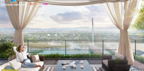 Suất ngoại giao căn 1BR+1 tầng 09 Sun Cosmo Residence Đà Nẵng view biển, view TP