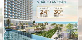 Ixora Hồ Tràm - 1PN, 52m2, giá 3.2 tỷ. Lợi nhuận 200tr/năm