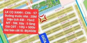 Căn biệt thự 75m2 đường 20m, ngay 10 toà chung cư - Rẻ nhất VHOP2