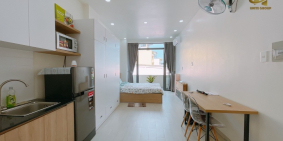 Mình cho thuê căn hộ nội thất đầy đủ trung tâm Bình Thạnh, gần chợ Bà Chiểu