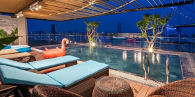 Cho thuê nhà toà căn hộ 5 tầng khu phức hợp đô thị cao tầng, view Sông Hàn