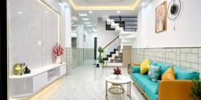 Bán nhà mới 2 lầu hẻm 1 sẹt gần mặt tiền Phạm Thế Hiển P.4 Quận 8