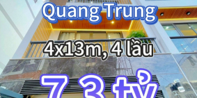 Nhà đẹp 4x13m Quang Trung, Phường 12, Gò Vấp, 4 lầu, Full nội thất = 7.3 tỷ
