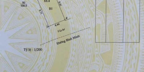 Bán nhà 1 tầng mặt phố Bình Minh, TP HD, 68.4m2, mt 4.4m, nở hậu, KD buôn bán sầ