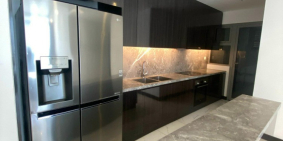 Cho thuê căn sân vườn, 2PN, 155m2, bếp + rèm. 55 triệu chưa PQL