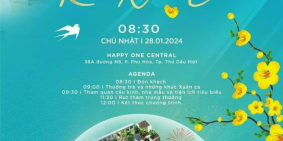 Đón tết cùng Happy One Central. Tưng bừng đón xuân