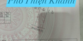 Bán đất mặt phố Thiện Khánh, Đông Nam Cường, TP HD, 78m2, mt 4m, đường + vỉa hè
