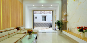 Nhà đẹp hẻm ô tô Nguyễn Tư Giản, phường 12, Gò Vấp, 2 lầu, Full nội thất = 4.89