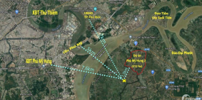 Bán 2000m2 đất sào cấn mặt tiền đường vào dự án Phú Mỹ Hưng tại Nhơn Trạch