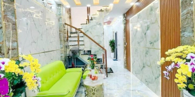 Bán nhà mới 1 lầu gần HXH 154 Âu Dương Lân Phường 3 Quận 8