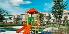 NHÀ PHỐ-SHOPHOUSE-BIỆT THỰ DRAGON VILLAGE QUẬN 9, 80m2-160m2, ĐÃ XÂY SẴN