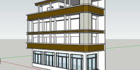 Nhà cho thuê mặt tiền Võ Văn Kiệt, 4,5x20 1 trệt 2 lầu sân thượng, phường An Lạc