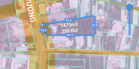 Giảm 6 tỷ ra nhanh 1500m2 đất mặt tiền đường Hùng Vương, Nhơn Trạch