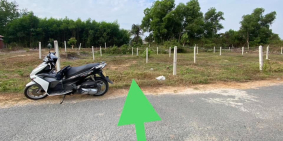 mặt tiền nhựa 115m2 giá 345tr gần khu công nghiệp gọi ngay xem đất