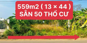 559M2 MẶT TIỀN ĐƯỜNG NHỰA LONG TÂN - ĐẤT ĐỎ - CÁCH CHỢ LONG TÂN CHỈ 3p CHẠY XE