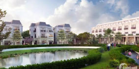 Bán đất Dabaco Lạc Vệ lô 100m2 liền kề View công viên hồ, Sổ đỏ chính