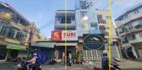 Cho thuê nhà mặt tiền Văn Cao 99m2 3 Lầu+ST, 30Triệu, gần trường GTVT