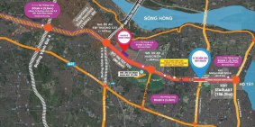 Bán ngoại giao lô góc 189m2 shophouse Avenue Garden Tây Thăng Long, sổ đỏ 33 tỷ