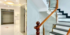 NHÀ ĐẸP, 5 TẦNG, THANG MÁY, 88m2, XE TẢI THÔNG, KHUÔNG VIỆT, GIÁP QUẬN 11