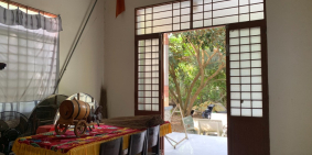 NHÀ VƯỜN 1790M2 GẦN TRUNG TÂM THỊ TRẤN GIỒNG TRÔM ĐƯỜNG XE 16 CHỖ