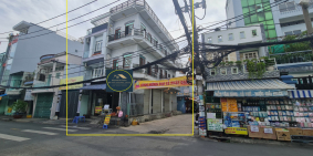 Cho thuê nhà 2 mặt tiền NB Hòa Bình 64m2, 2Lầu +ST, 25Triệu