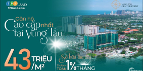 Mở Bán 200 căn hộ vị trí đẹp Vũng Tàu Centre Point mt 2/9 Tp Vũng Tàu, 44tr/m2