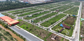 BÁN ĐẤT NỀN KDC DRAGONPEAL GIÁP RANH BÌNH CHÁNH 1TY1 MT 20M CÁCH TỈNH LỘ 10 500M