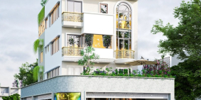 Chính chủ cho thuê Biệt Thự 2 mặt tiền đường LỚN, 3 xe ô tô đi thoải mái.