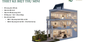 BÁN BIỆT THỰ CĂN GÓC 3 MẶT TIỀN